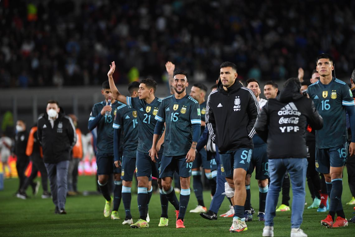 Las mejores fotos del triunfo de Argentina ante Perú