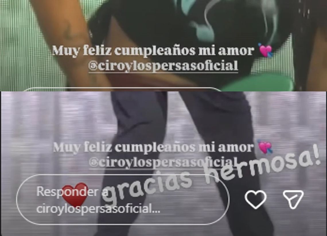 Los mensajes cruzados entre Andrés Ciro Martínez y Luli Bass mediante historias de Instagram. Los mensajes cruzados entre Andrés Ciro Martínez y Luli Bass mediante historias de Instagram.