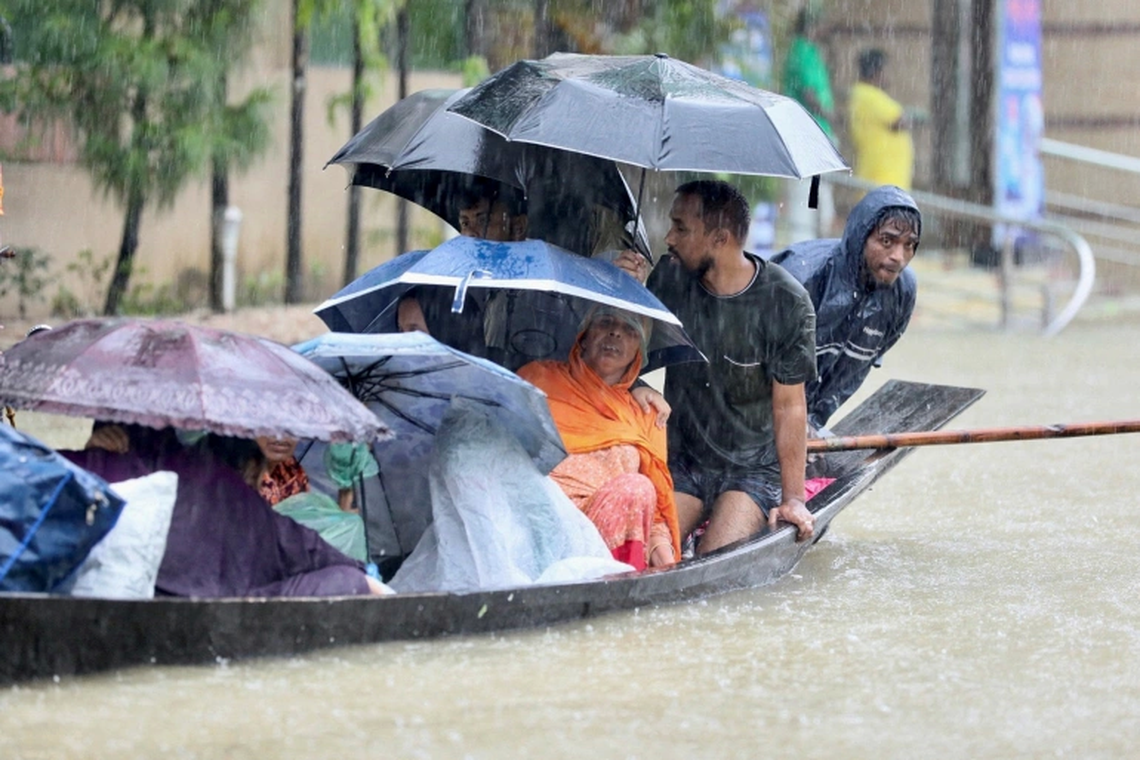 Las inundaciones causaron 62 muertes en la India hasta el momento. 