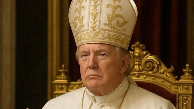La imagen que Donald Trump publicó en sus redes sociales.