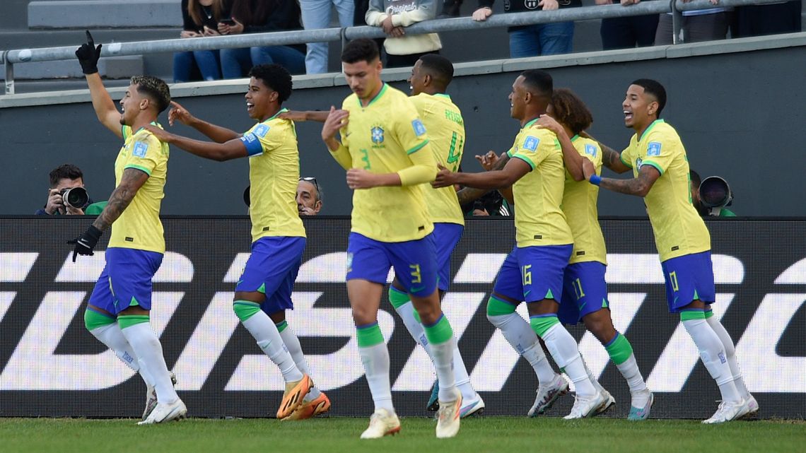 Brasil fue contundente y goleó a Túnez para avanzar a los cuartos de final del Mundial sub 20.