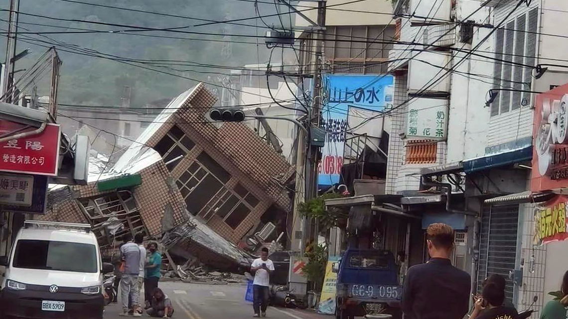 Taiwán: fuerte sismo de 7