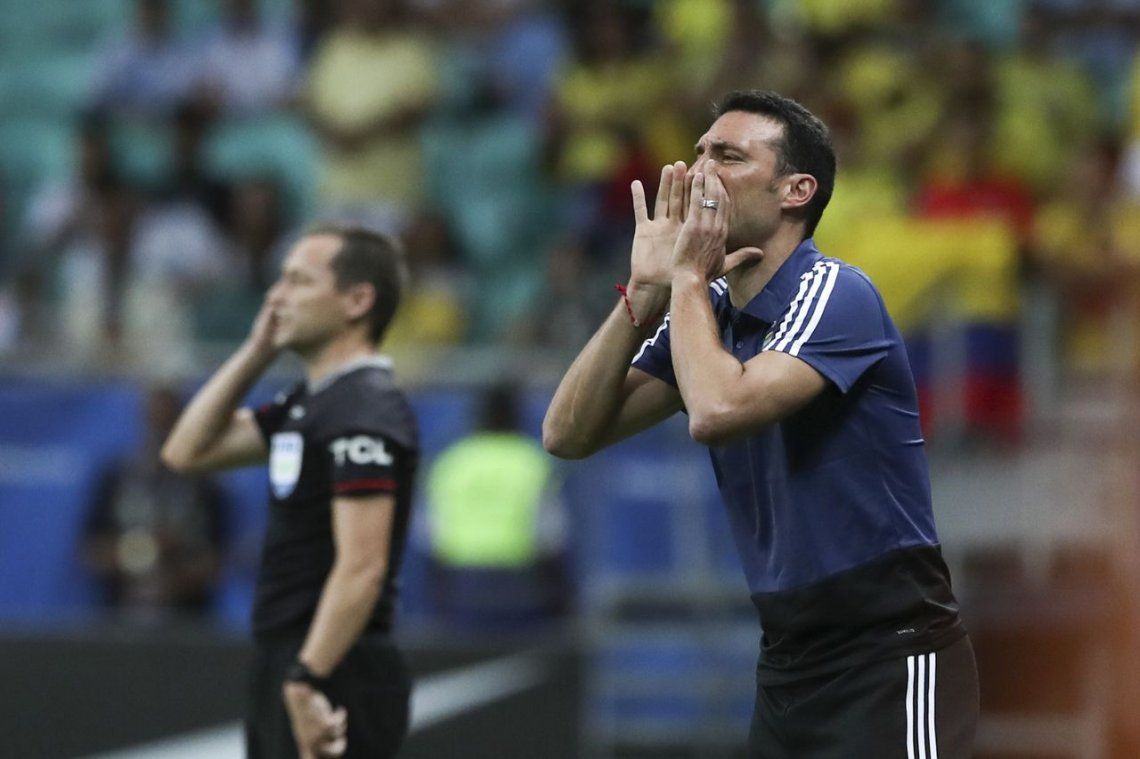 Scaloni después de la derrota con Colombia: El segundo tiempo fue muy bueno