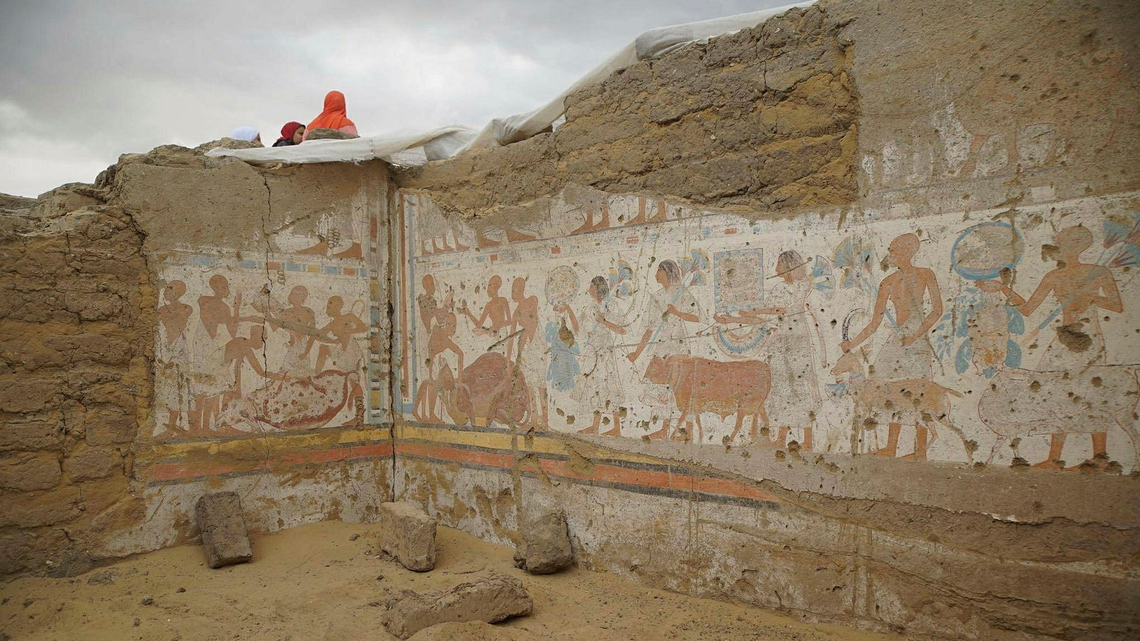 Egipto: descubren la tumba del jefe del Tesoro del faraón Ramsés II