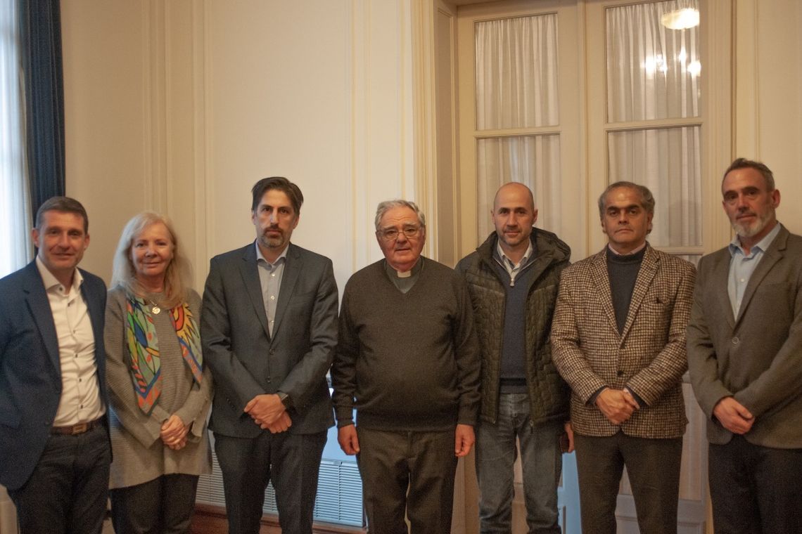 Dirigentes del Centro para la Concertación y el Desarrollo (CCD) fueron recibidos por el presidente de la Conferencia Episcopal Argentina (CEA). monseñor Oscar Ojea 