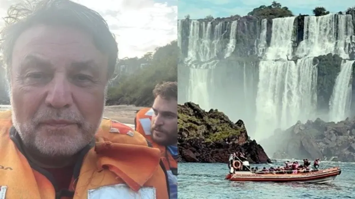 Parte de la historia se desarrolla con las Cataratas del Iguazú como escenario.