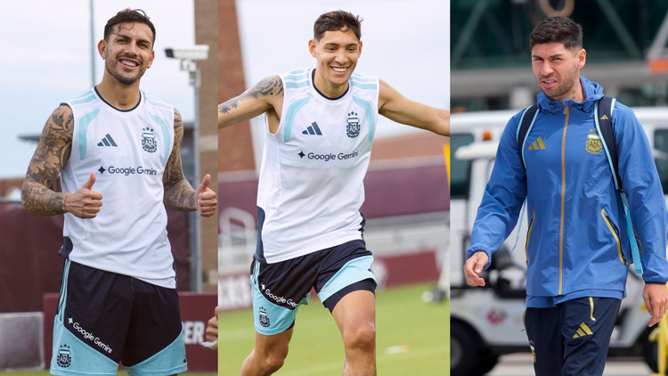 Paredes, Molina y Montiel, los tres jugadores que preocupan a Scaloni.