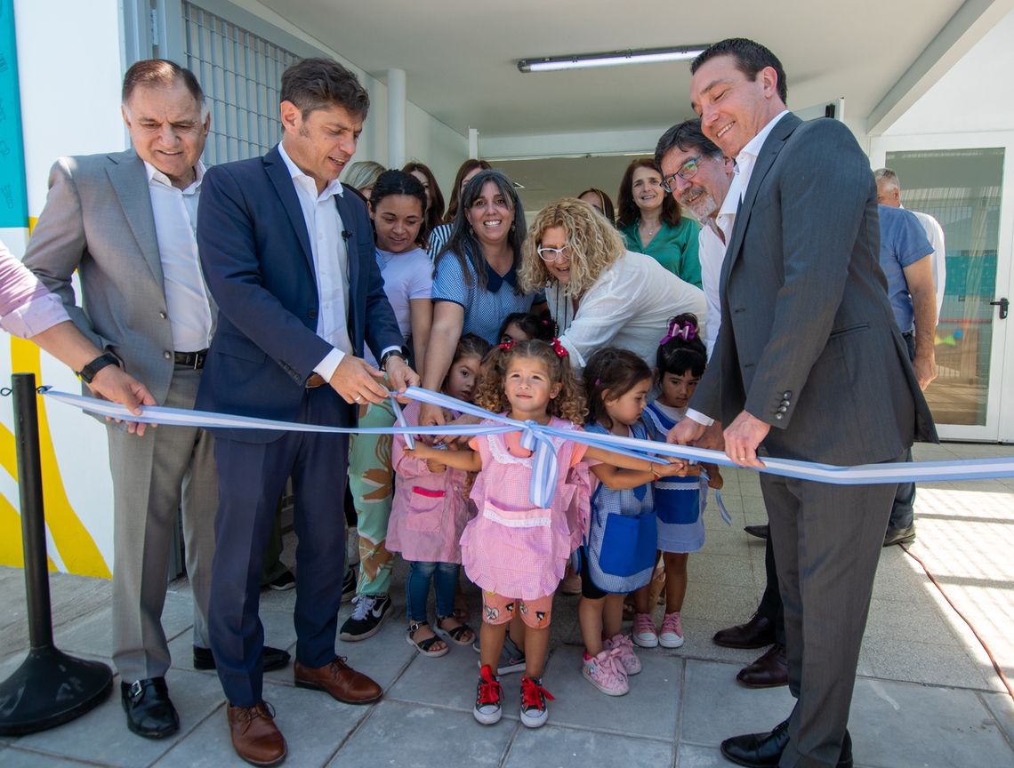 Andrés Watson y Axel Kicillof inauguraron el Jardín Nº 948 en Florencio Varela