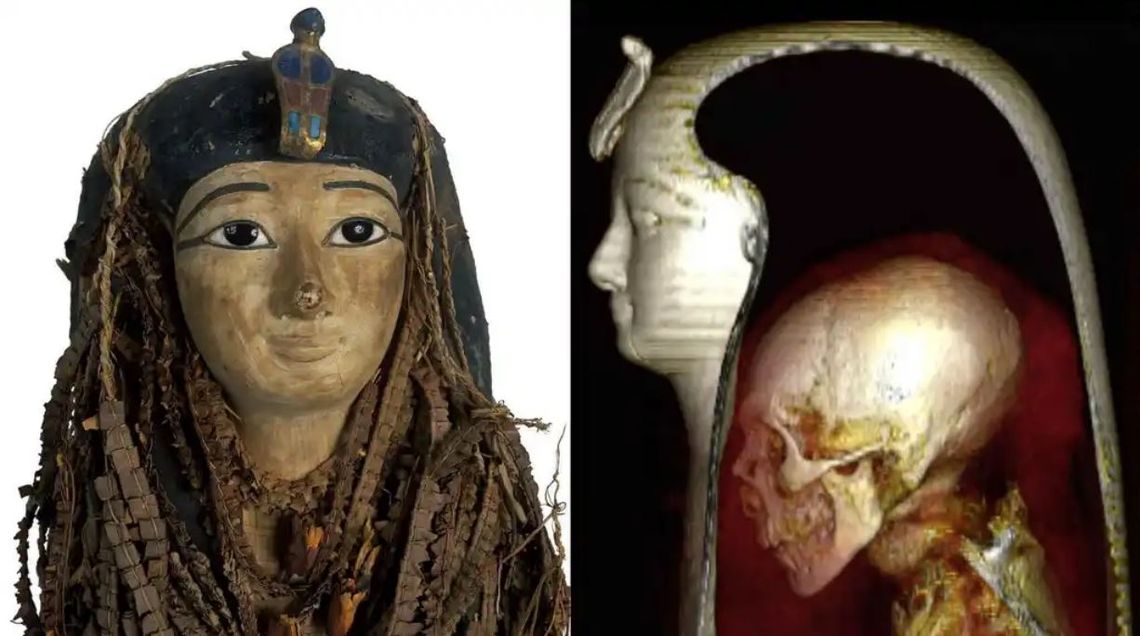 Descubren los secretos de una momia desenvolviéndola de forma digital