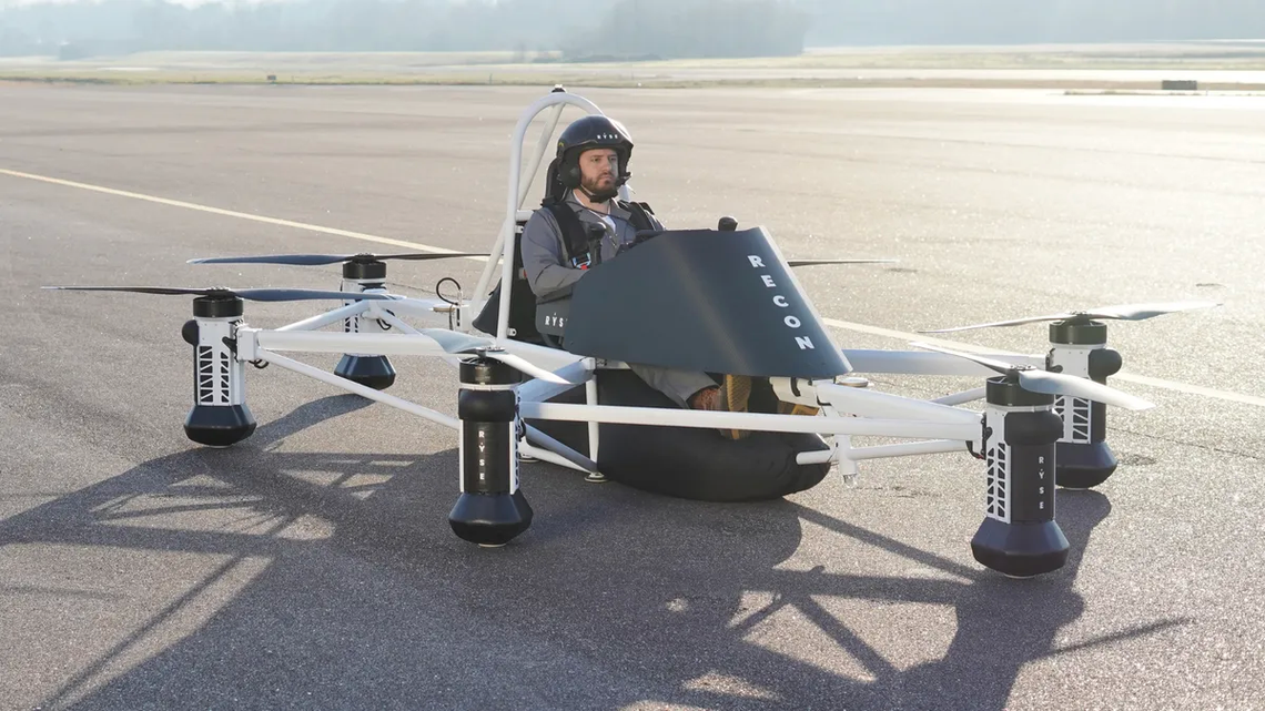 Video: crean un unipersonal ultraligero que permite volar a casi 100 km/h