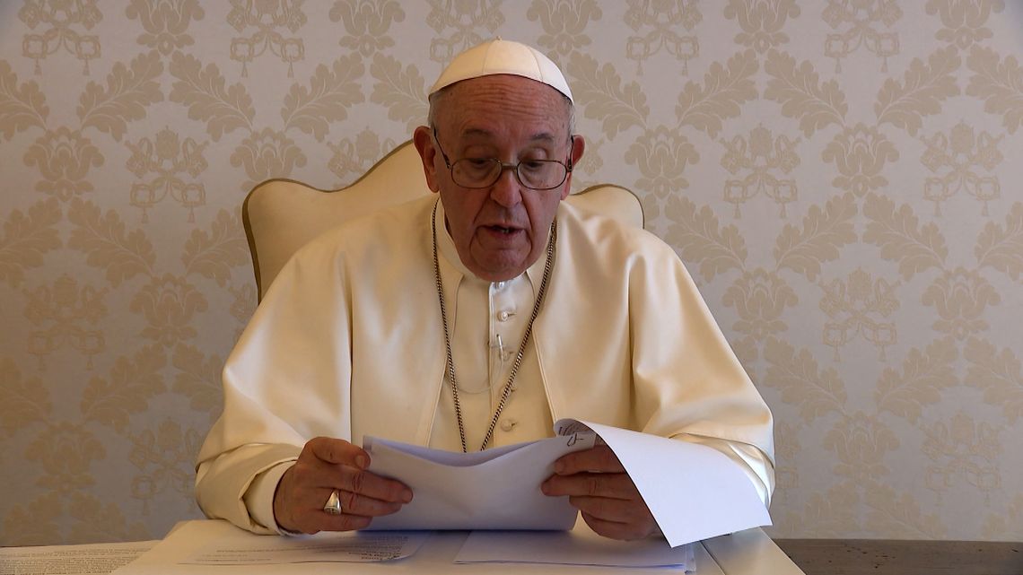 El Papa Francisco participó en el Coloquio de Idea a través de un videomensaje.