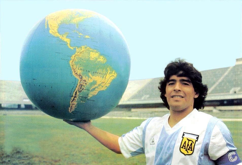 El mundo entero recuerda hoy a Diego Maradona. Archivo.