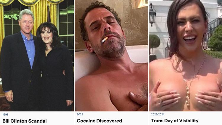 La Web de la Casa Blanca incorpora los escándalos de Clinton, Obama y Biden