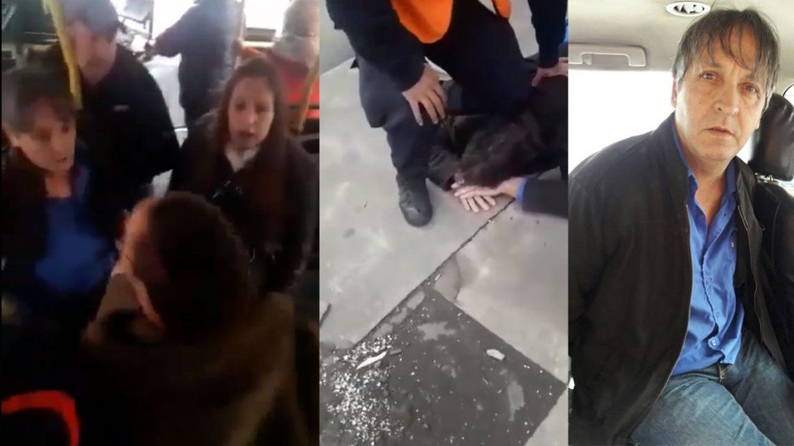 Video | Acosó a una mujer en el colectivo, fue escrachado y terminó detenido