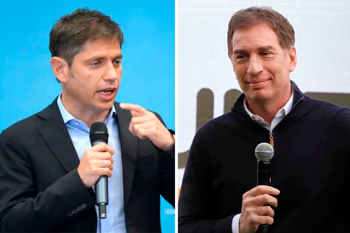 Axel Kicillof y Diego Santilli son los dos políticos con mayor intención de voto en la provincia de Buenos Aires