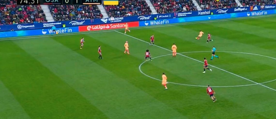 VIDEO: la asistencia de De Paul en Atlético Madrid.