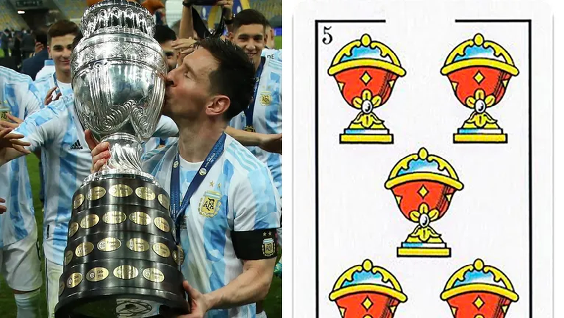 Lionel Messi y dos tatuajes relacionados a la Selección Argentina.