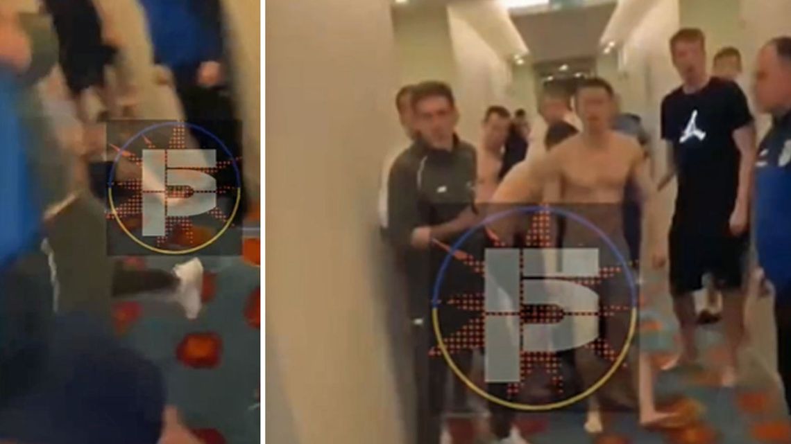 Futbolistas rusos y ucranianos se pelearon en un hotel turco.