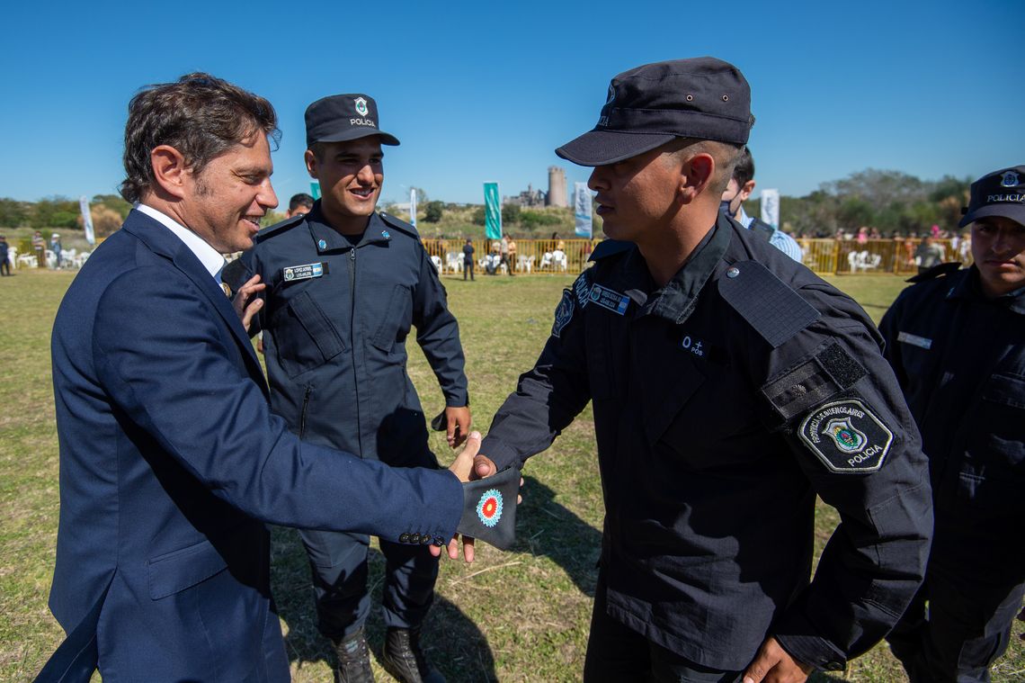Kicillof anunció otro aumento salarial para la Policía Bonaerense