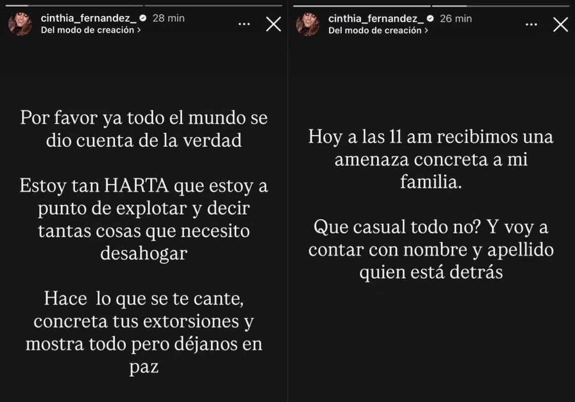 Captura de redes sociales. Captura de redes sociales.