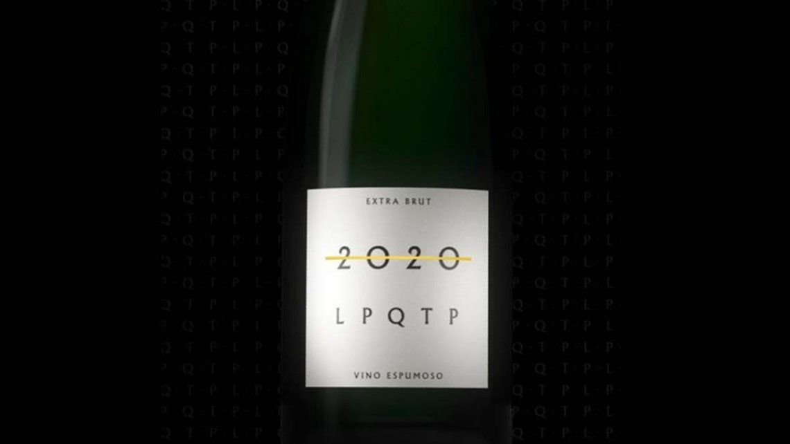 2020 LPQTP, el vino espumante para despedir este año especial con todas las letras