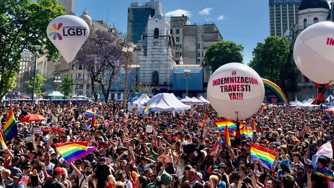 Miles de personas se movilizan en la 30º edición de la Marcha del Orgullo.