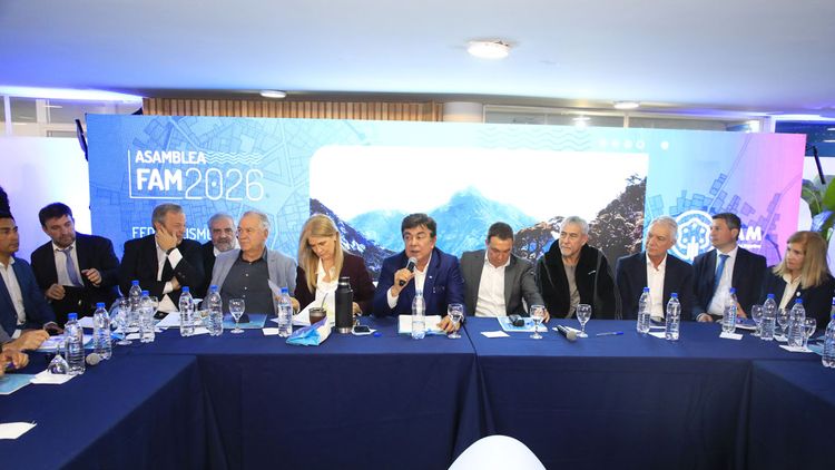 Fernando Espinoza en la Asamblea de la FAM.&nbsp;