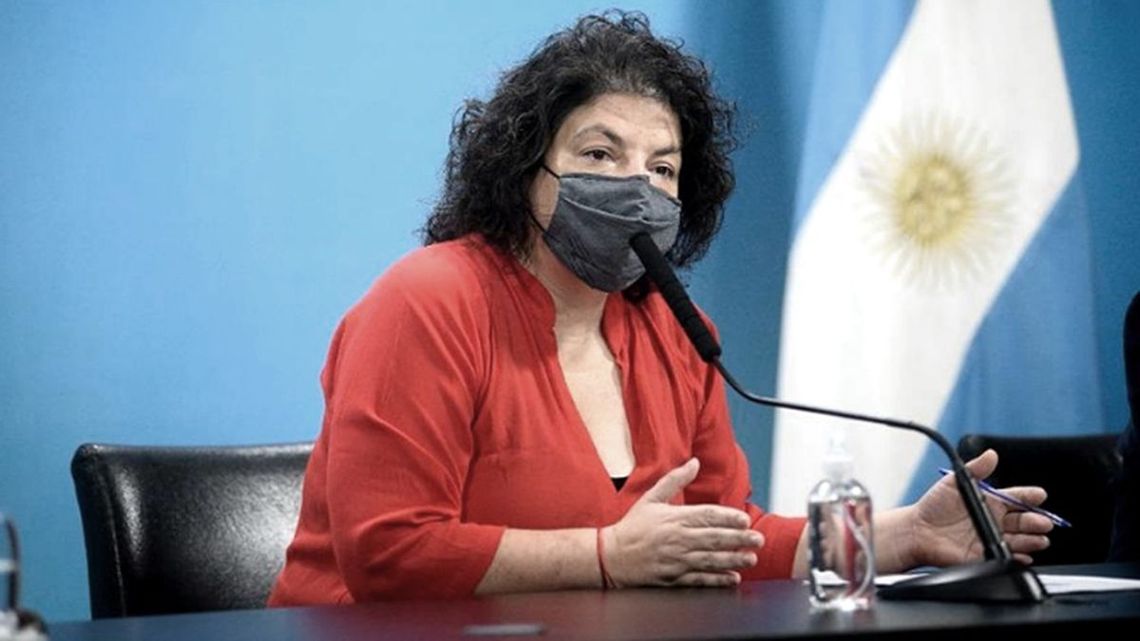La ministra de Salud de la Nación, Carla Vizzotti. Archivo.