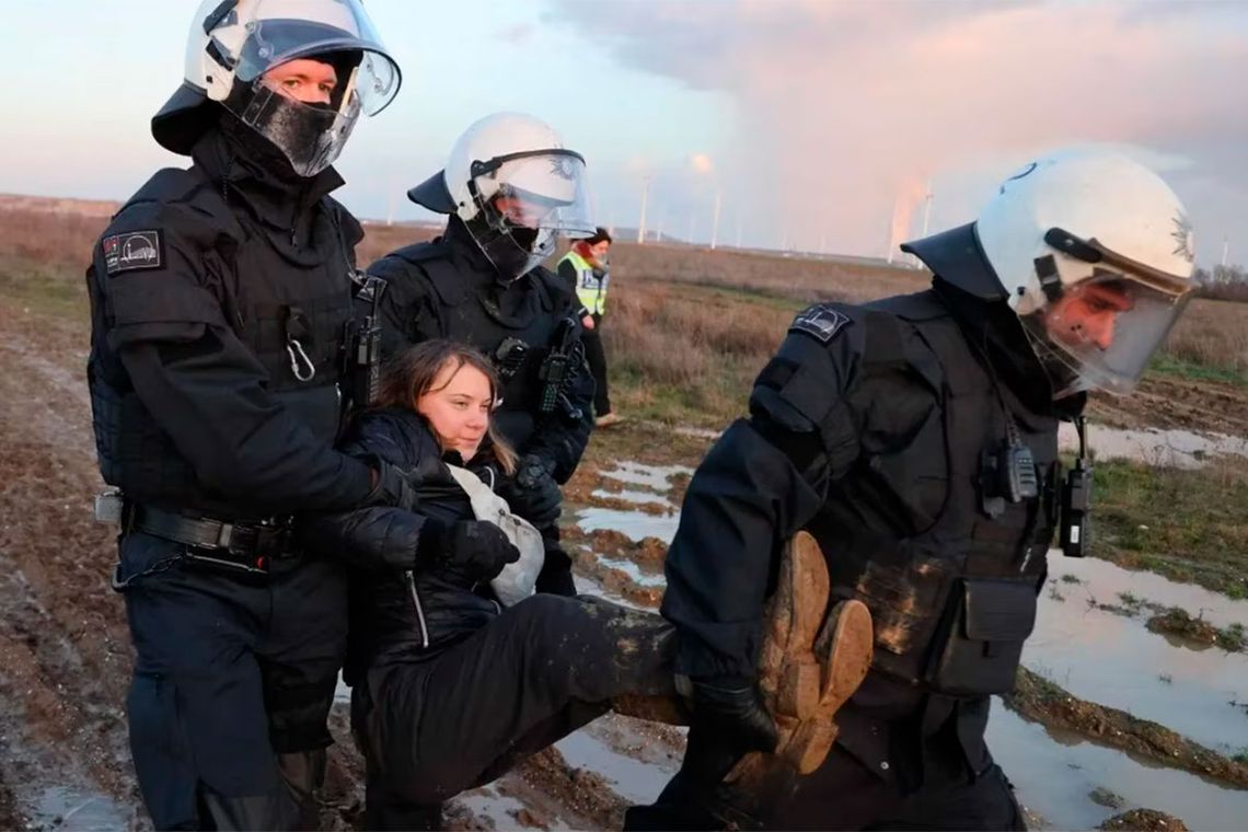 Detuvieron a la activista Greta Thunberg en Alemania