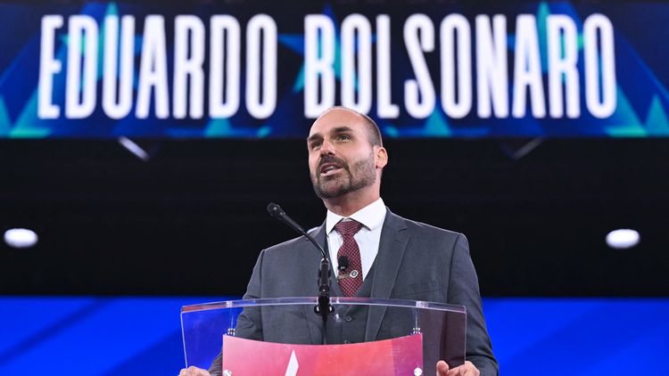 Eduardo Bolsonaro se encuentra desde febrero de 2025 en Brasil.