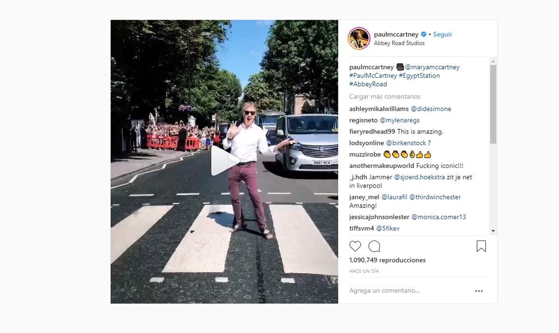 Paul Mc Cartney cruzó Abbey Road para su misterioso proyecto del que poco se sabe