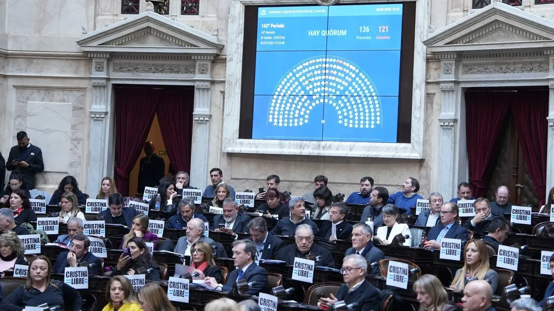 Diputados tratan el financiamiento a universidades y crisis en el Garrahan en sesión especial