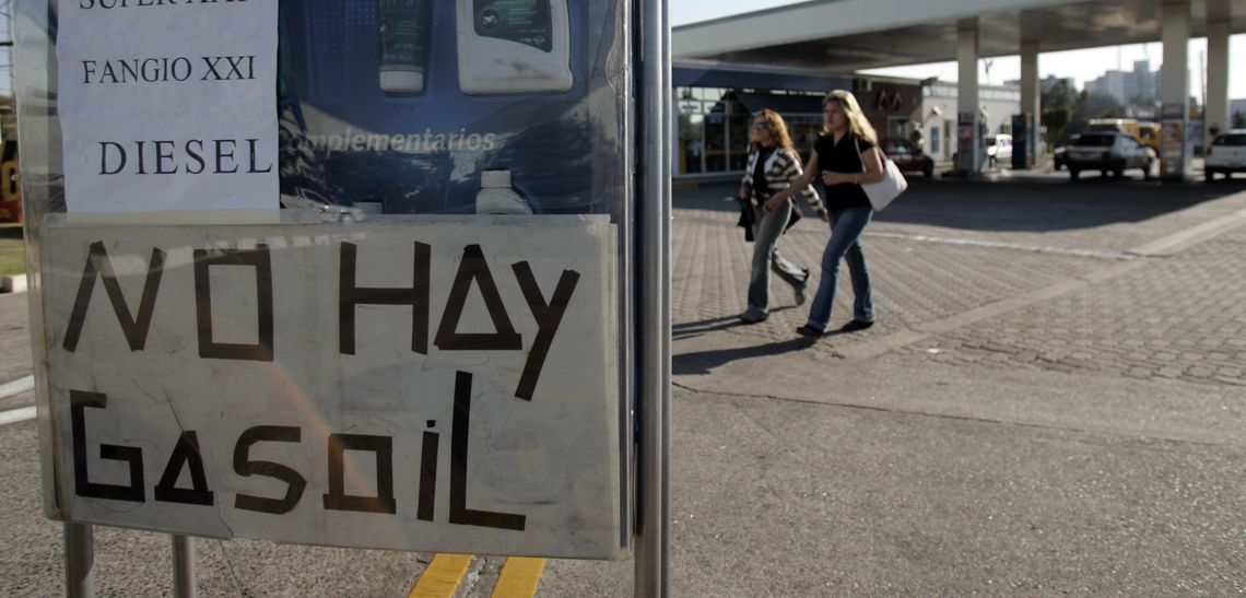 Alerta por la falta de Gasoil. 