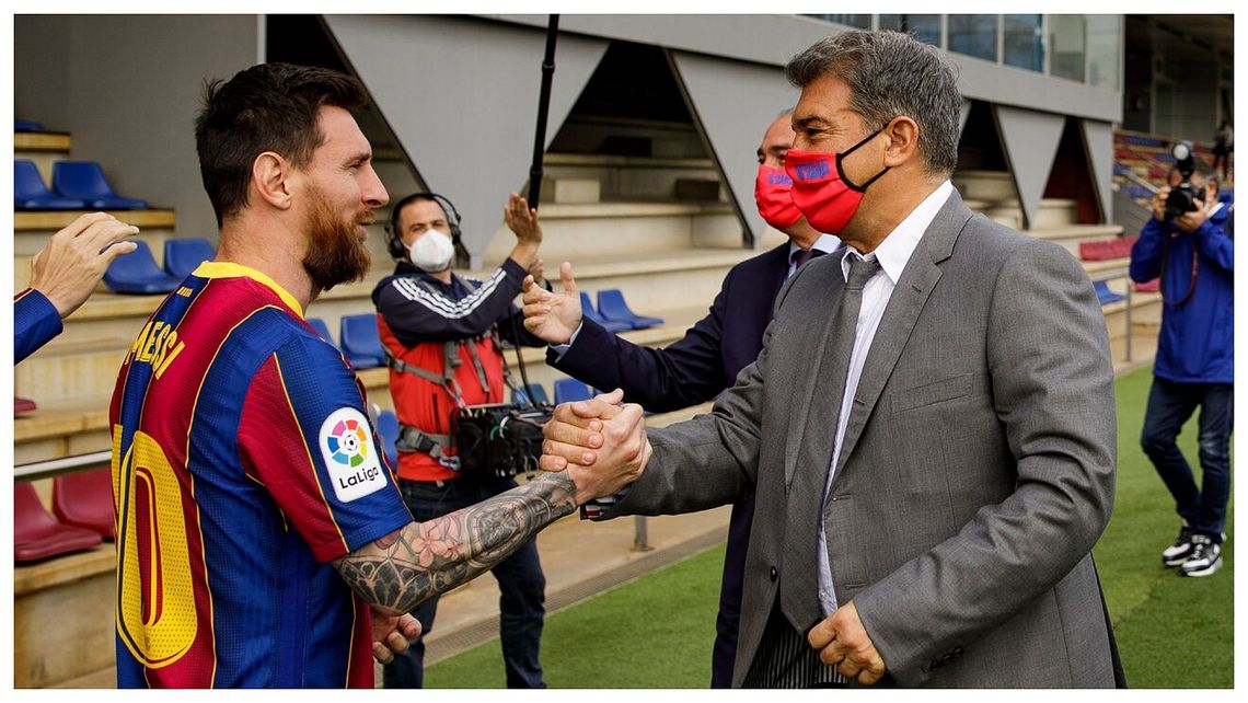 El presidente de Barcelona habló nuevamente de Lionel Messi.