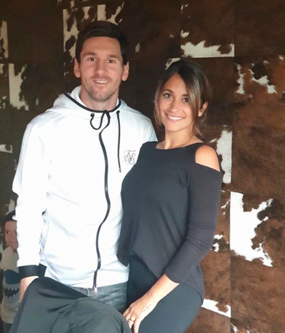 ¡Messi y Antonella enamoradísimos!