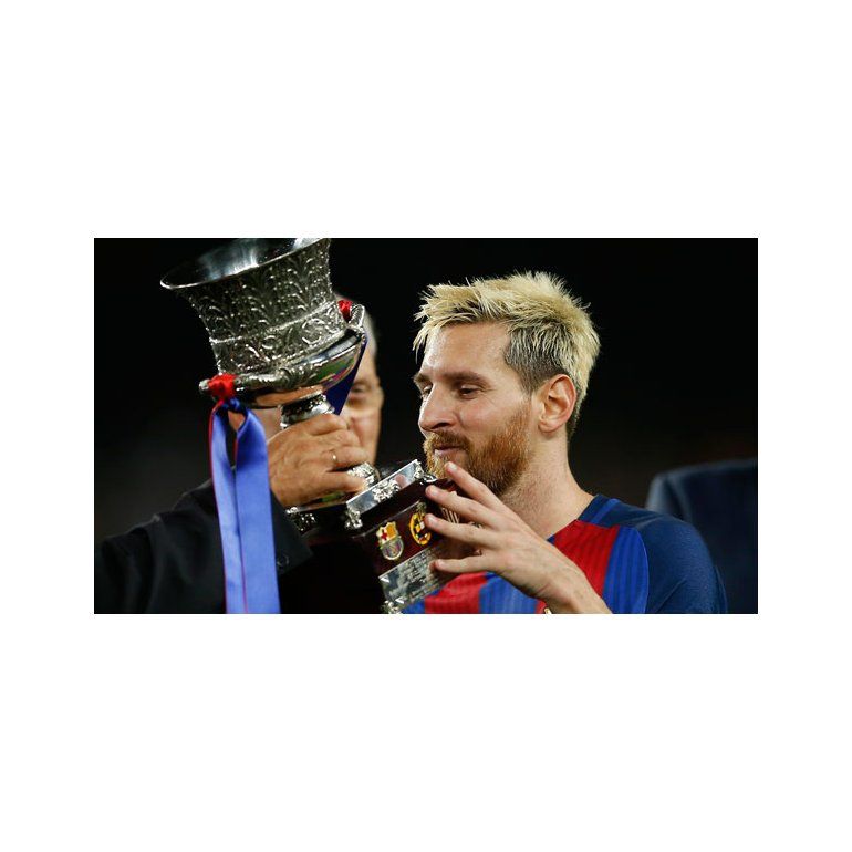 Messi conquistó la Supercopa de España ante Sampaoli