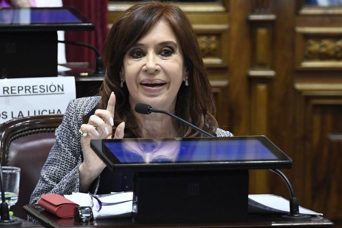 Cristina Kirchner habla en el Senado sobre sus allanamientos: No me arrepiento de nada