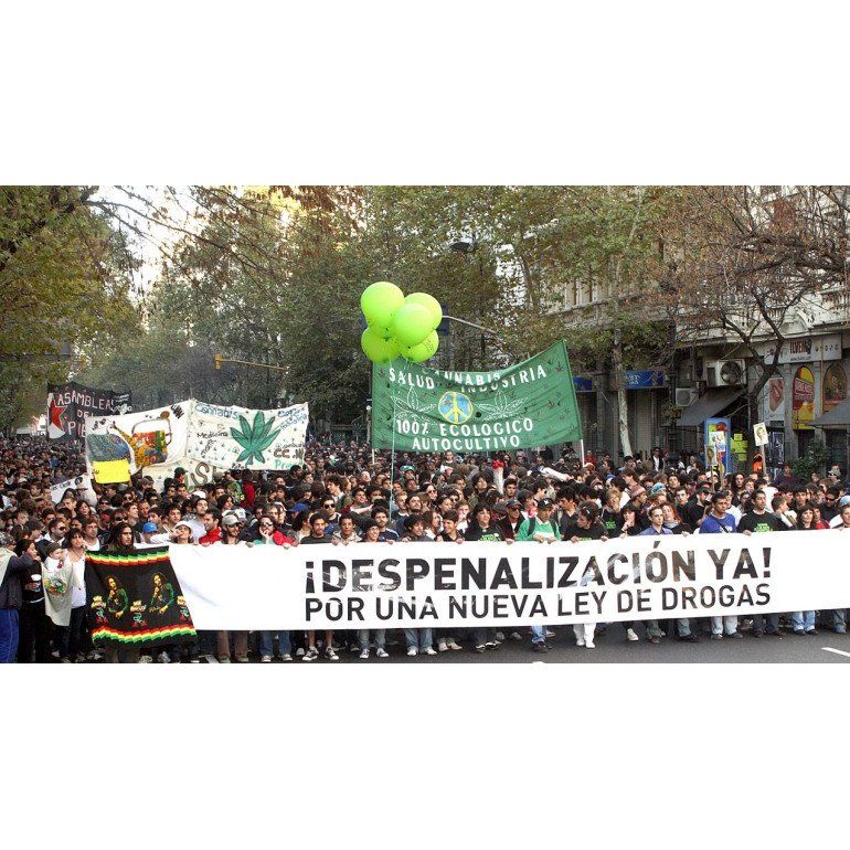 Unas 150 mil personas marcharon por la legalización de la marihuana