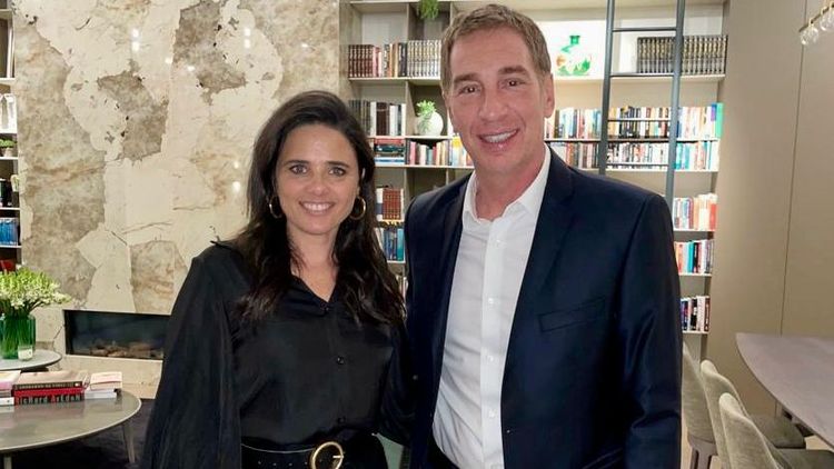 Tel Aviv - Diego Santilli y  la ministra del Interior de Israel,  Ayelet Shaked