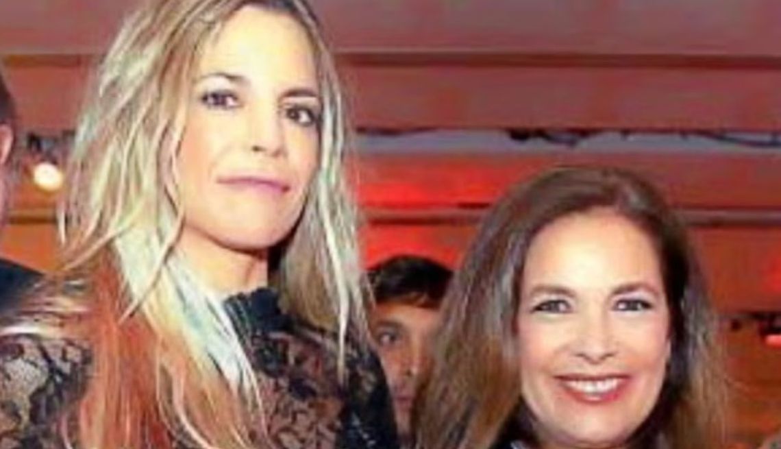 Sandra con Sonsoles, la hija de su pareja. 