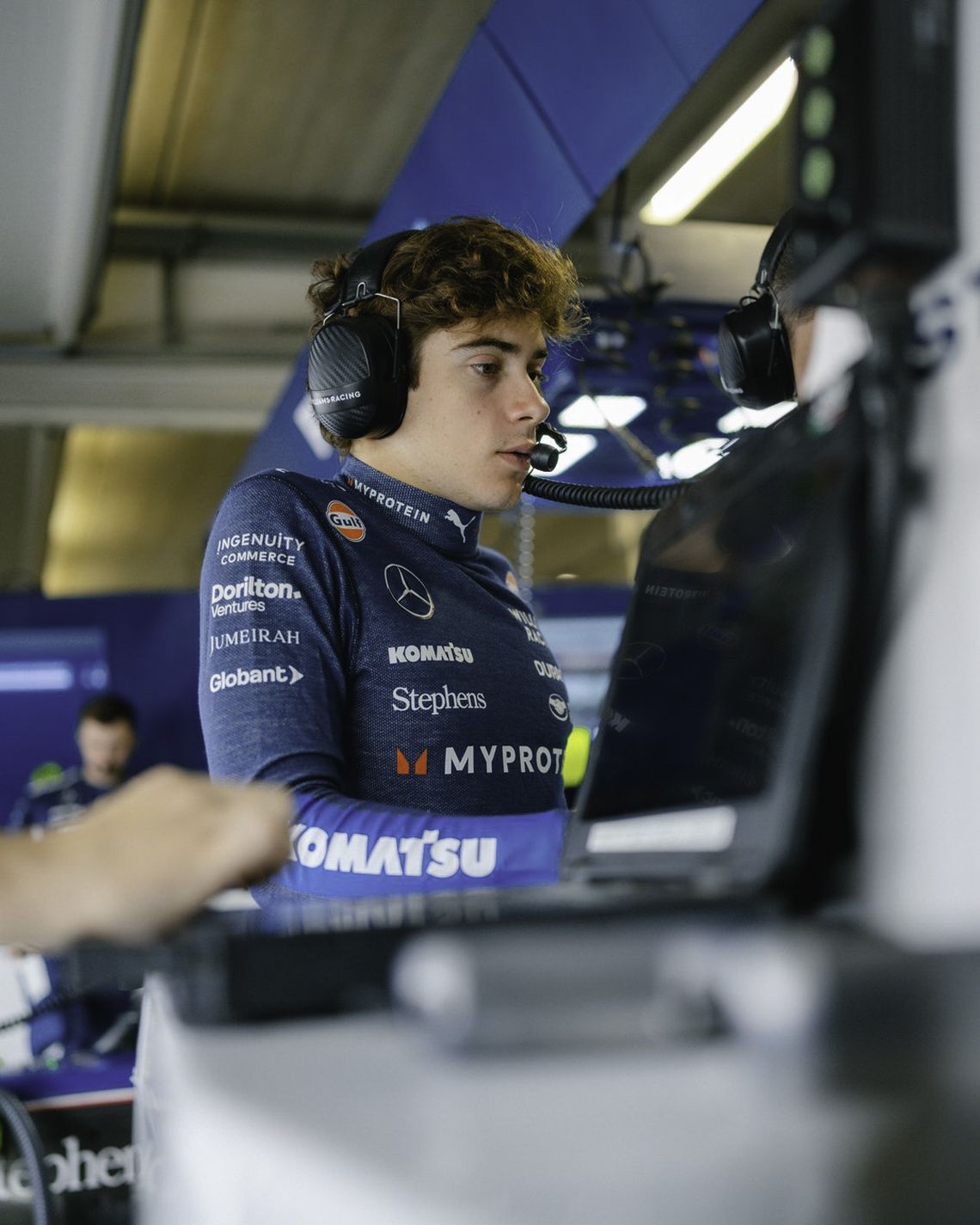 Franco Colapinto, concentrado de cara a las pruebas de clasificación. Franco Colapinto, concentrado de cara a las pruebas de clasificación.