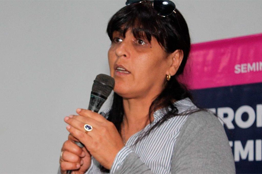 Karina Moyano se desempeña como secretaria de Género del Sindicato de Camioneros. Archivo.
