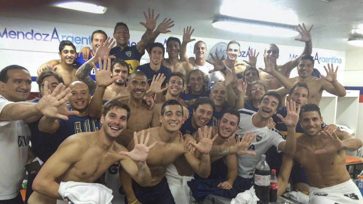 La Foto Que Boca Le Dedicó A River En El Vestuario 