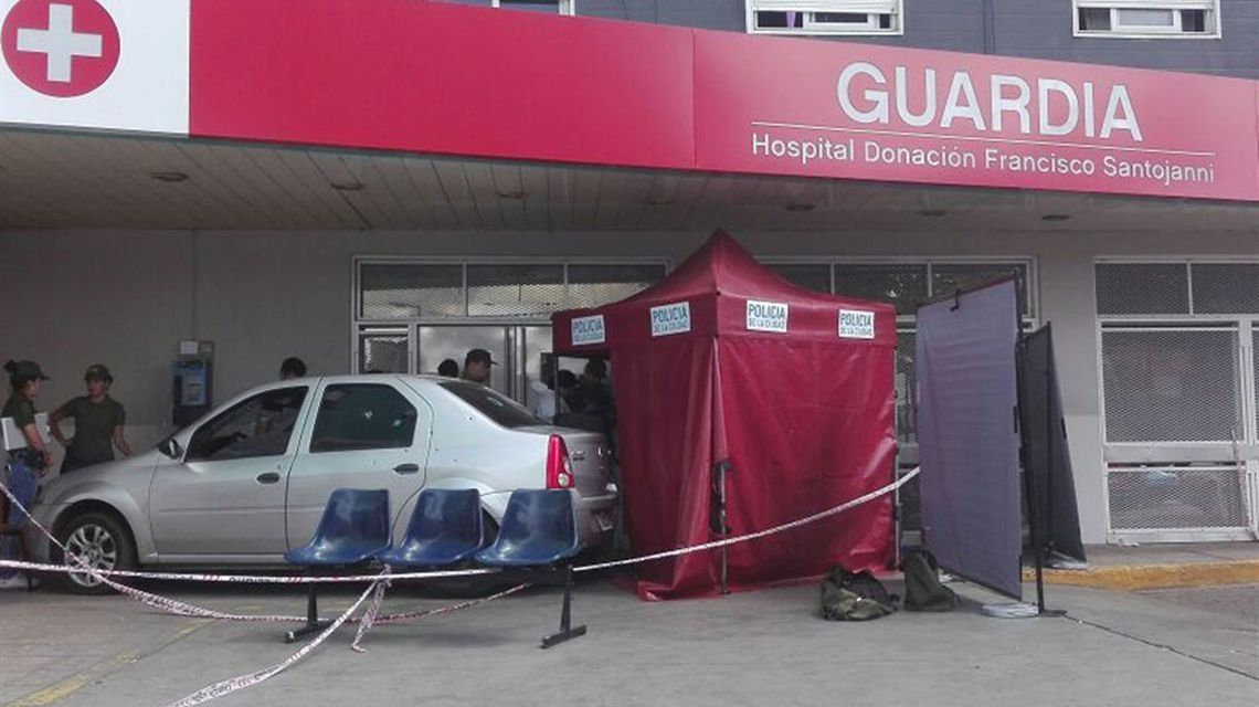 Hospital Santojanni: un delincuente muerto tras tirotearse con la policía