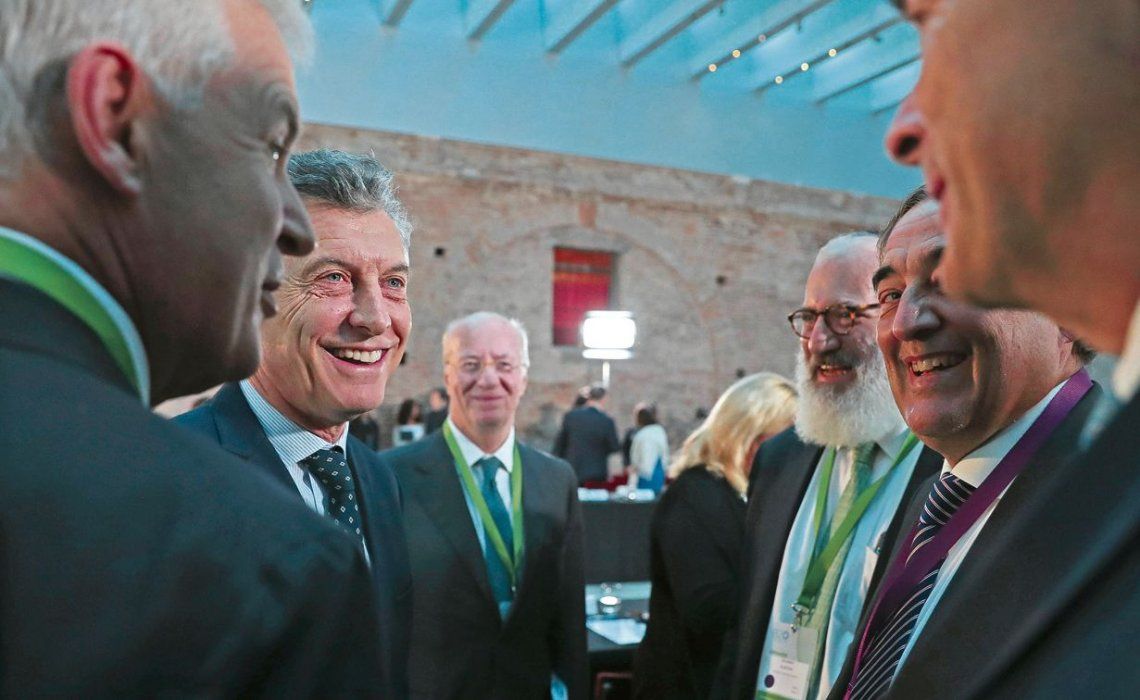 dEl presidente Mauricio Macri recibió a los empresarios participantes del B-20 en el Museo de la Casa Rosada.