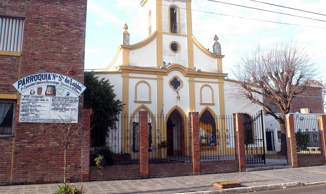 El primero de la seguidilla de robos ocurrió en la Parroquia Nuestra Señora de Luján de Villa España.