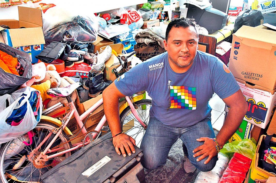 Ángel, el peregrino cuya solidaridad llega al Chaco
