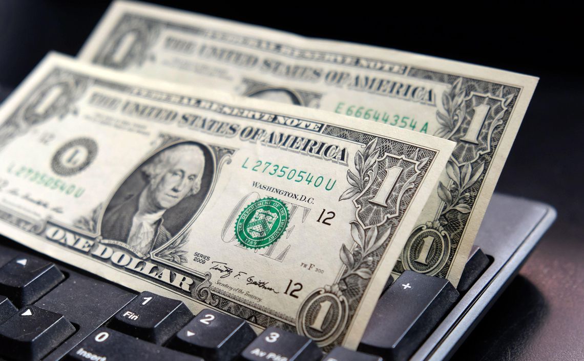 El dólar blue, en alza. 