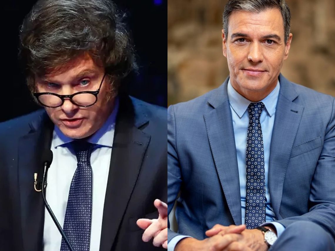 Se profundiza el conflicto entre los gobiernos de Javier Milei y Pedro Sánchez.