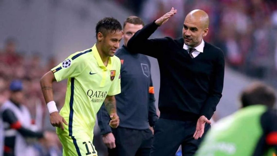 Neymar brilló con Pep Guardiola en Barcelona. ¿Se reencontrarán en el Manchester City?